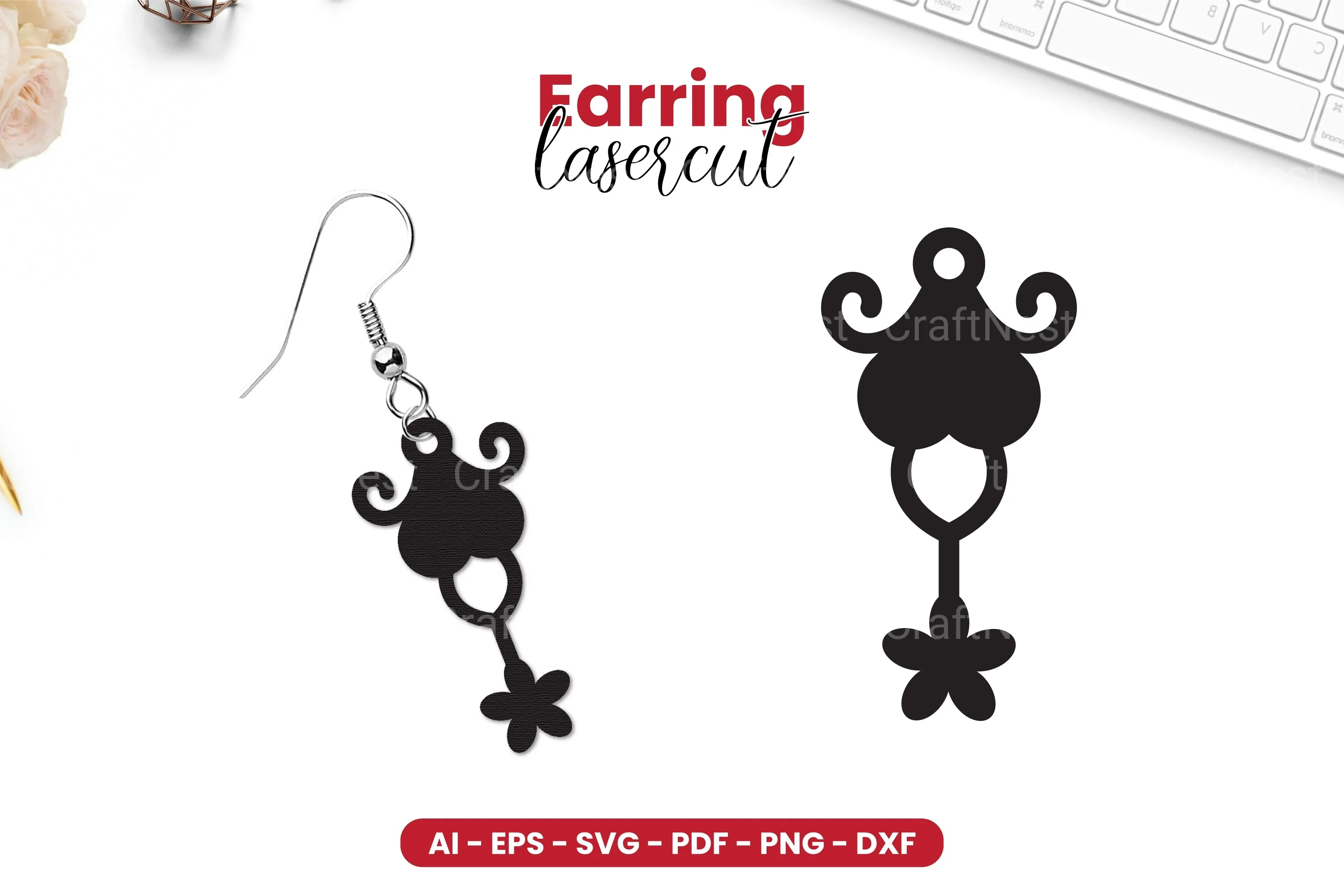 Earring Lasercut SVG Bundle