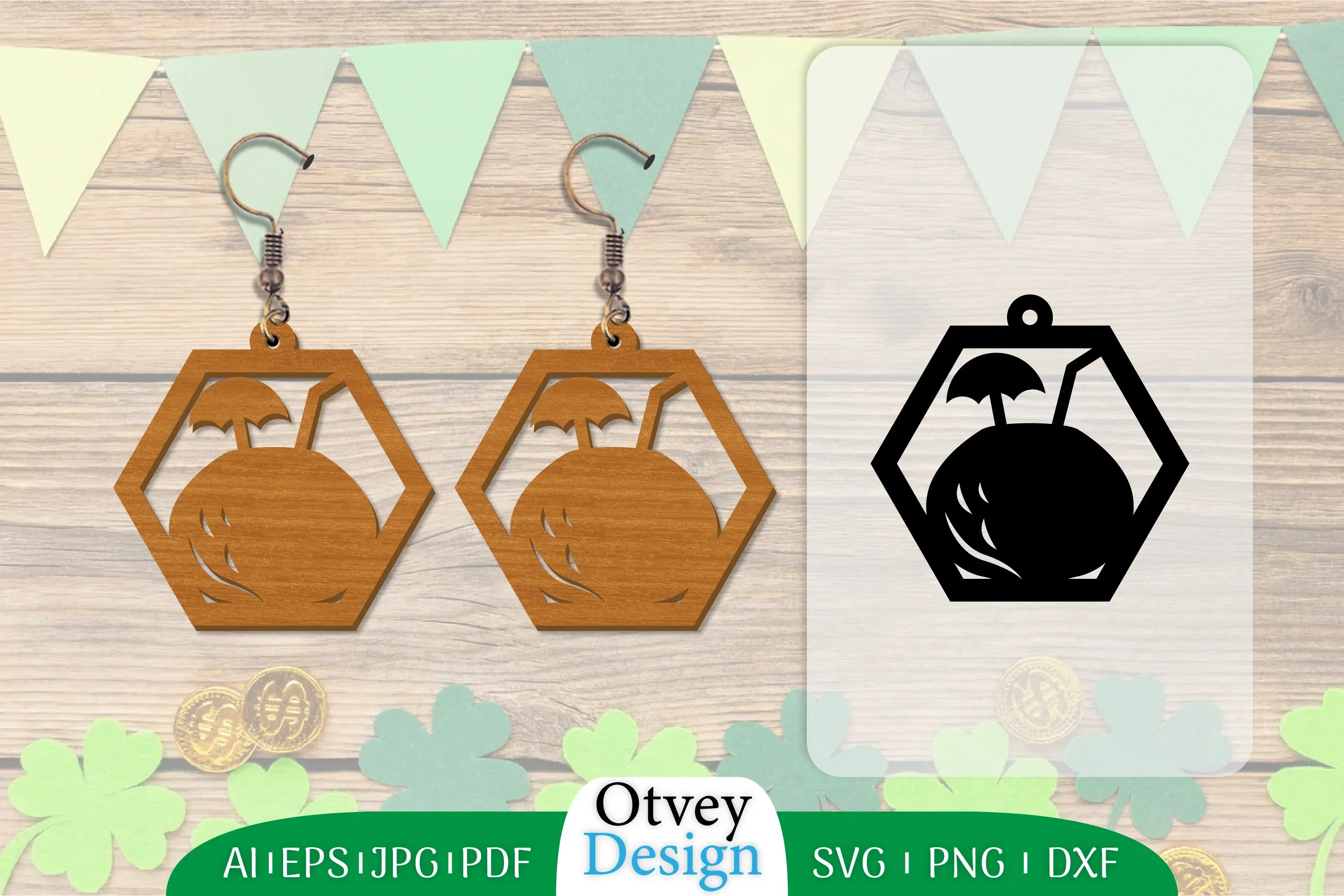 Earring Summer Lasercut SVG Bundle