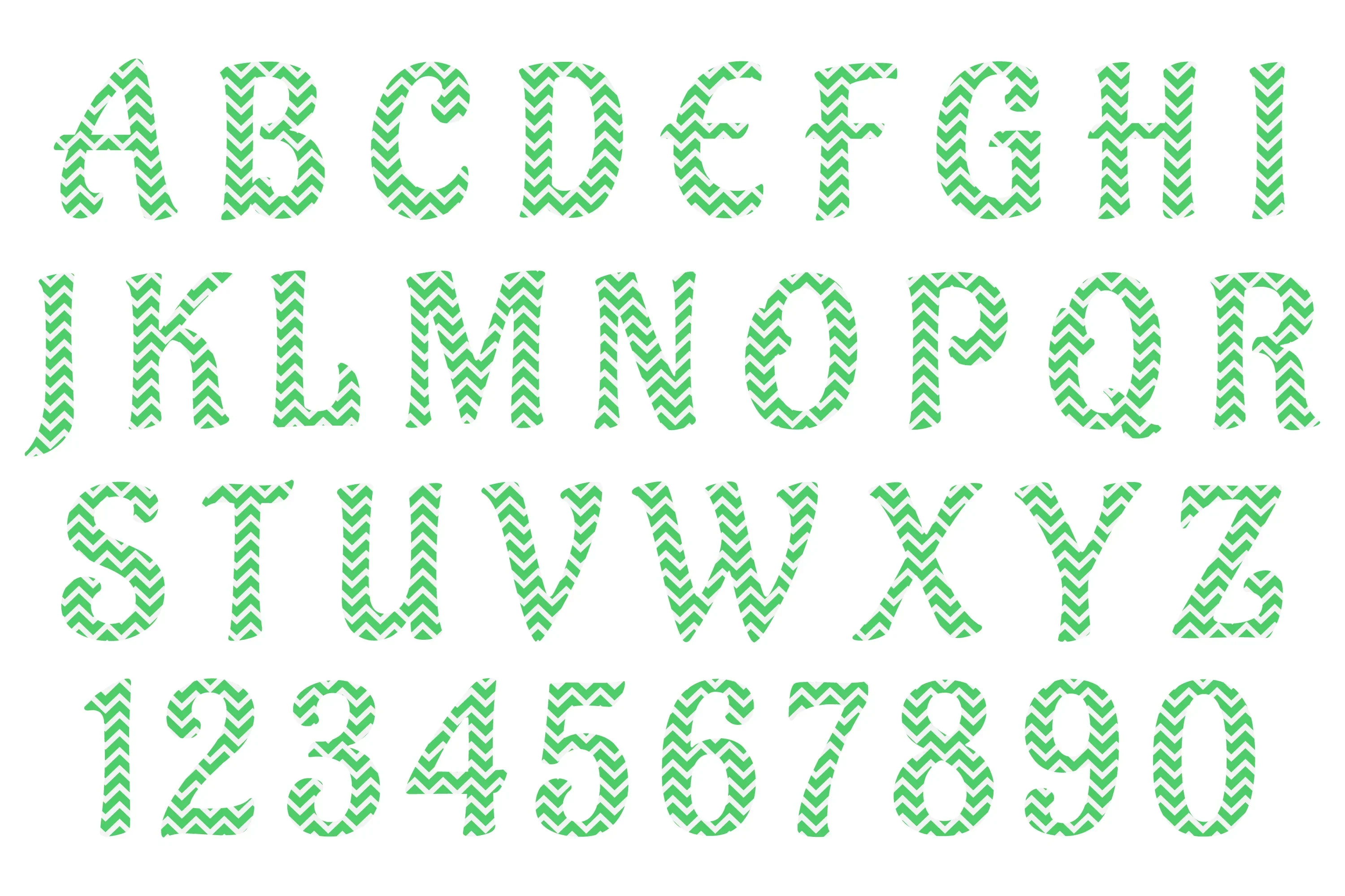 Easter Alphabet Clipart SVG Bundle