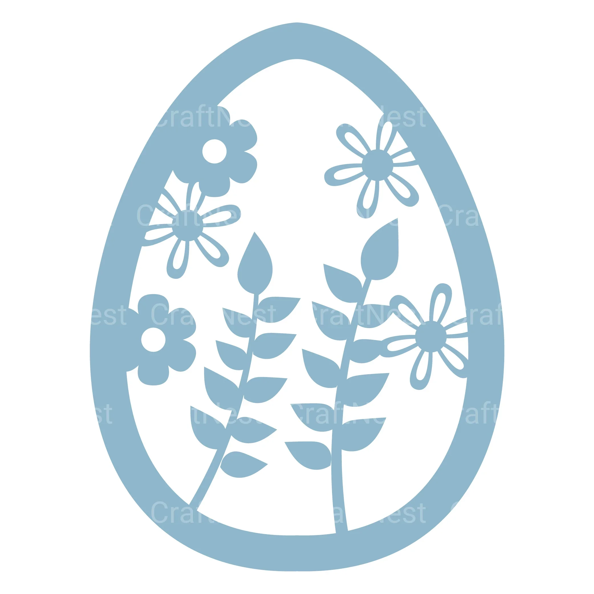 Easter Egg Layered Papercut SVG Bundle - Image 3