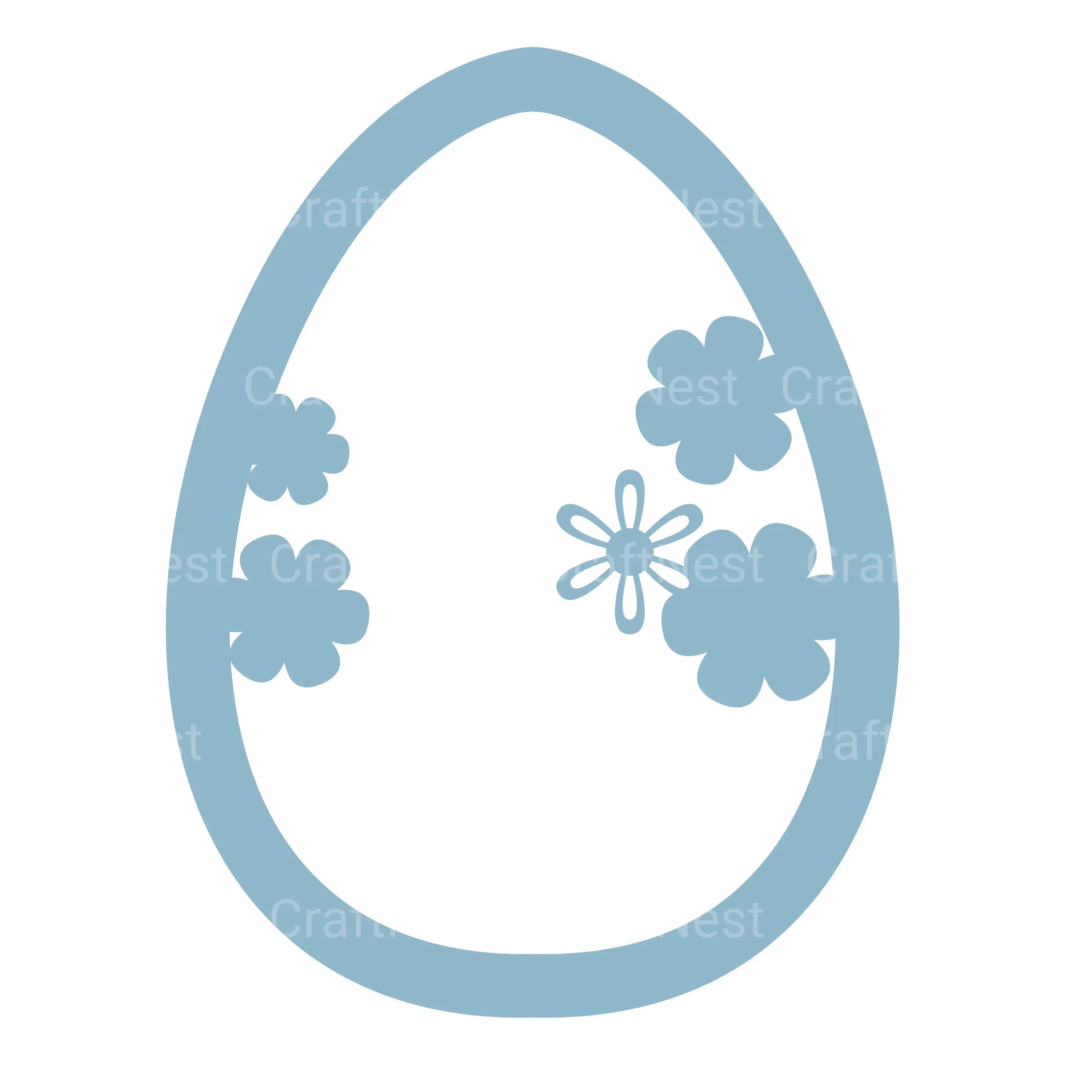 Easter Egg Layered Papercut SVG Bundle - Image 3