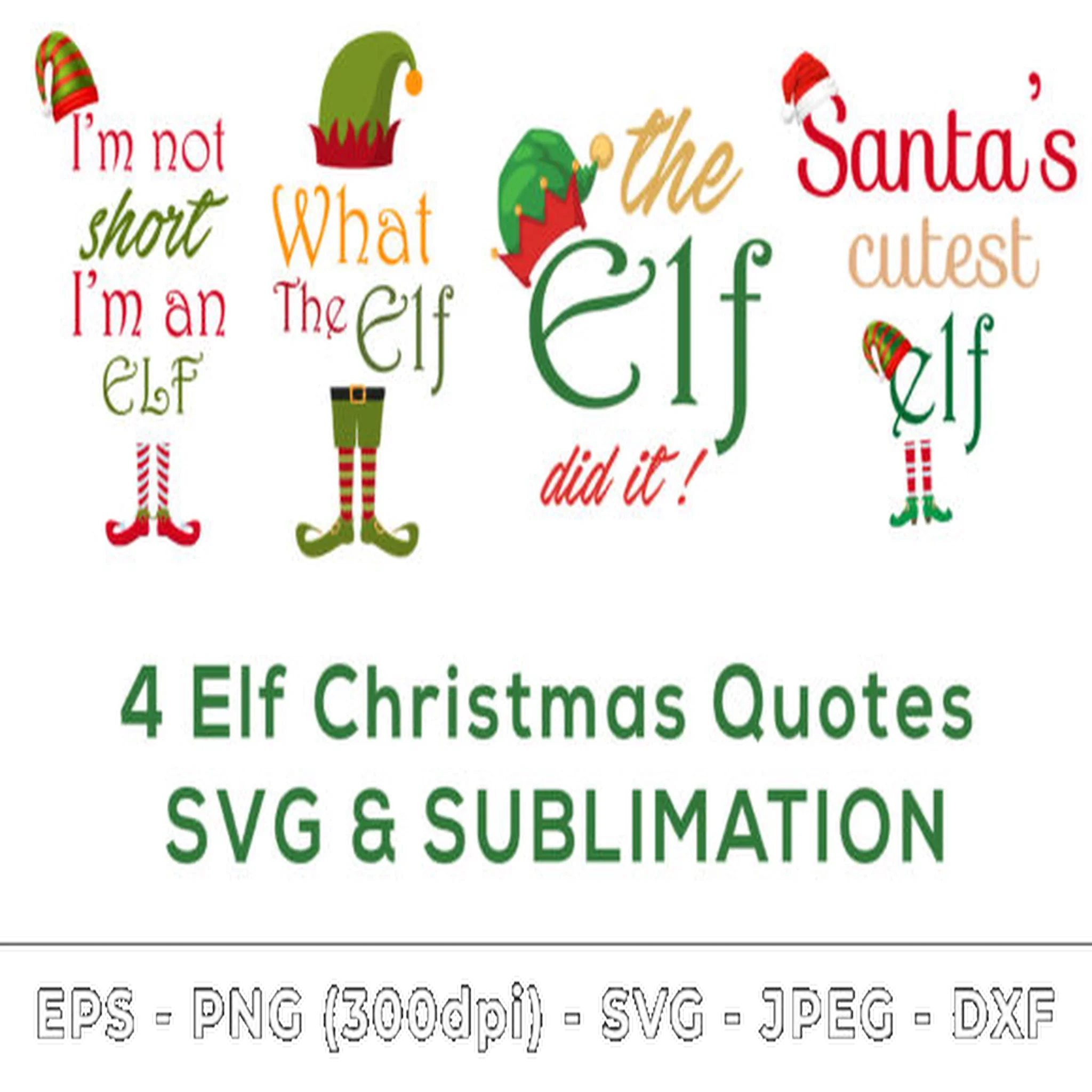 Elf Christmas SVG