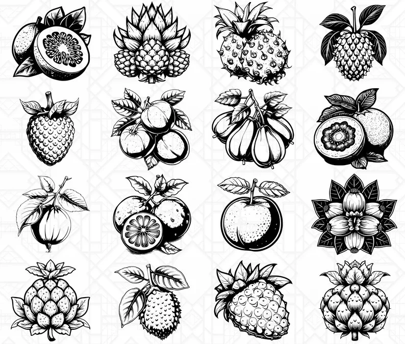 Endangered Fruits SVG Bundle - Image 3