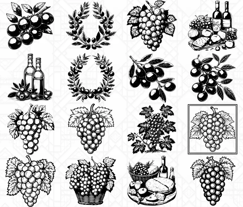 Mediterranean Fruits SVG Bundle - Image 2