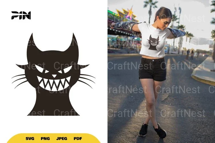 Evil Cat Halloween SVG Bundle