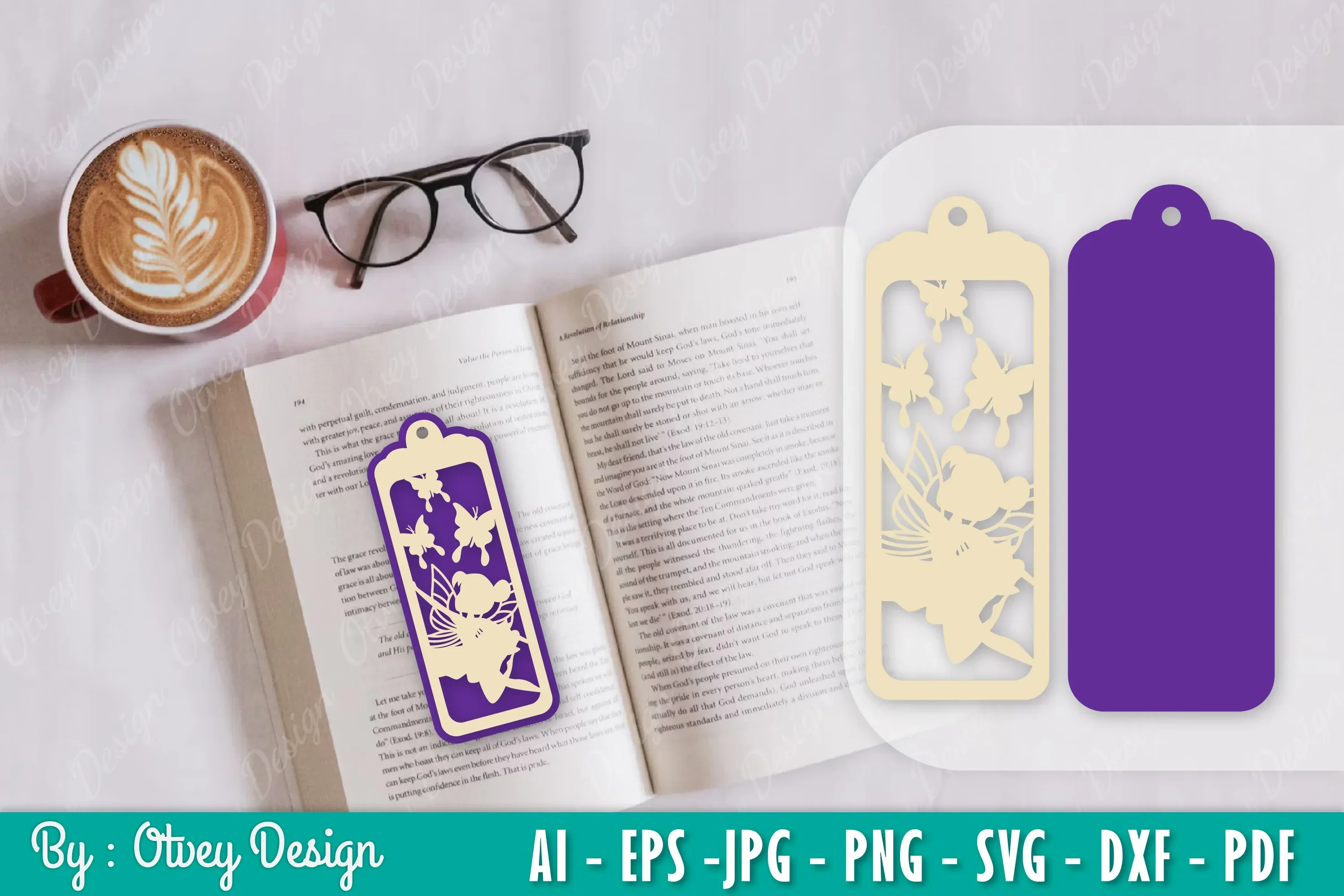 Fairy Bookmark SVG Bundle