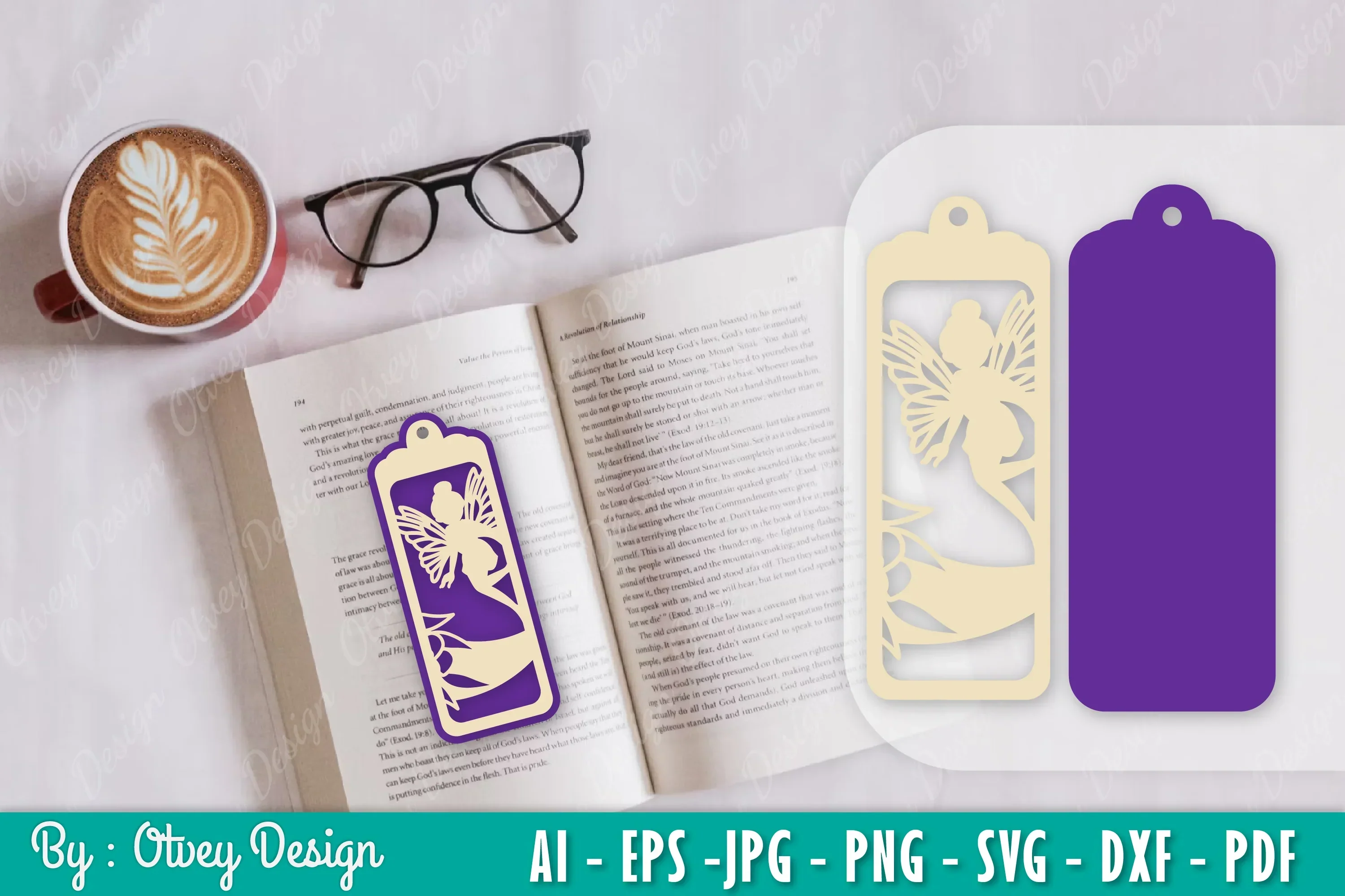Fairy Bookmark SVG Bundle