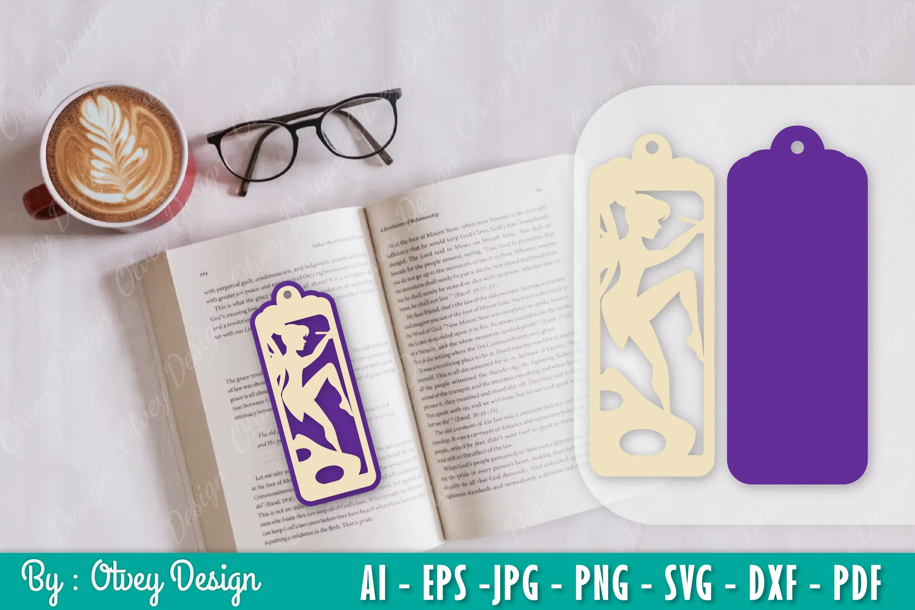 Fairy Bookmark SVG Bundle