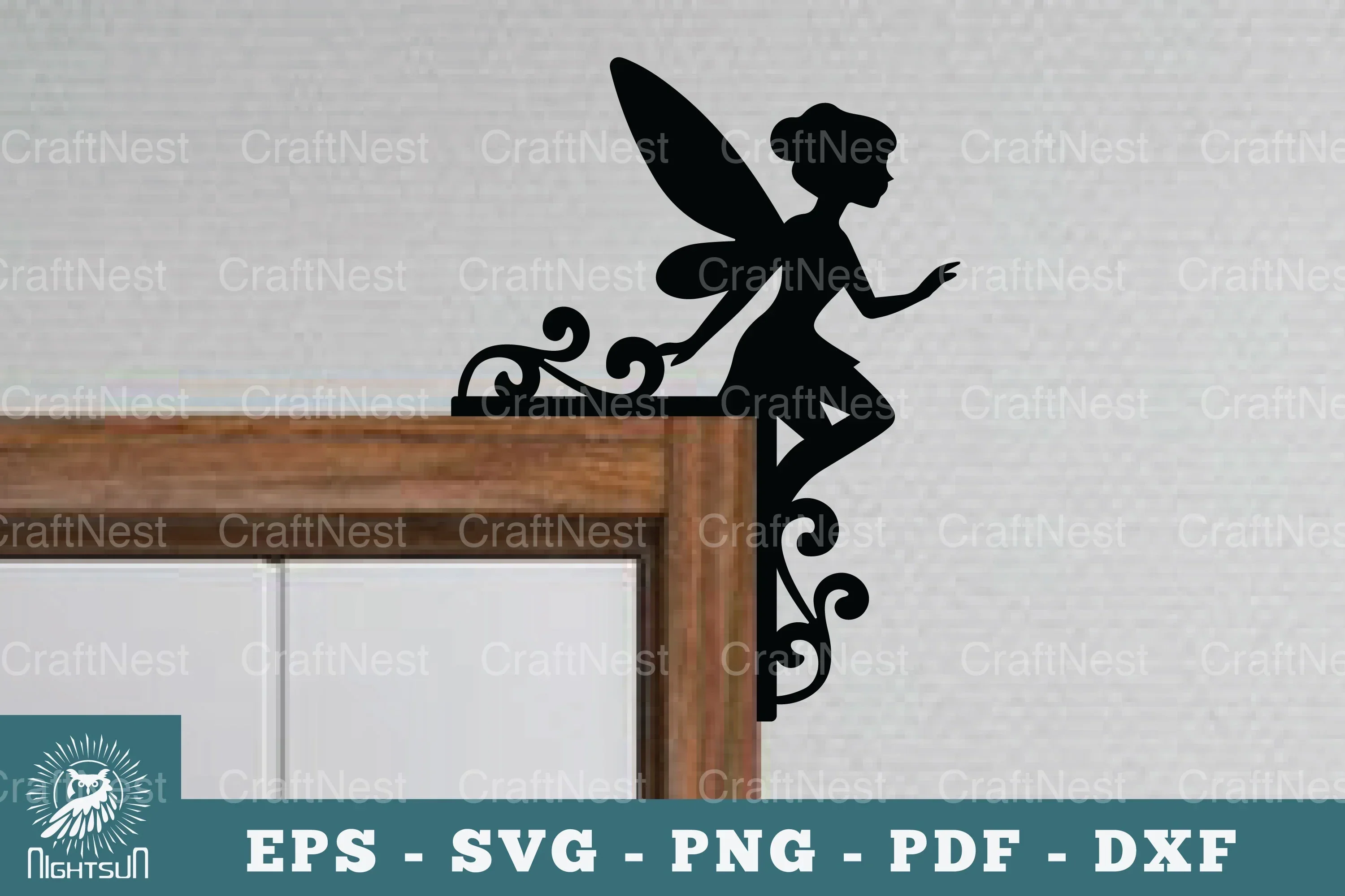 Fairy Door Corner Lasercut SVG Bundle