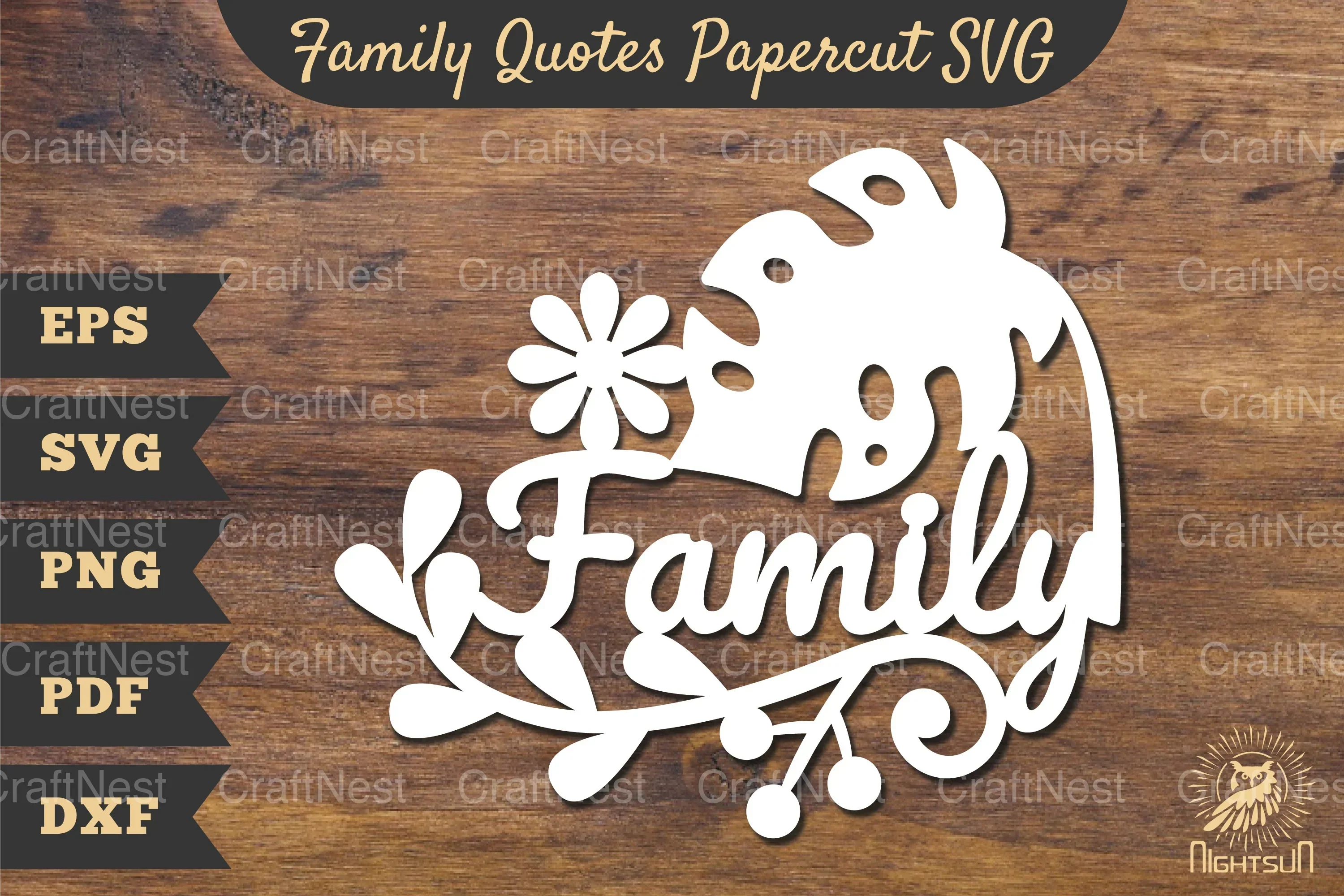 Family Quotes Papercut SVG Bundle