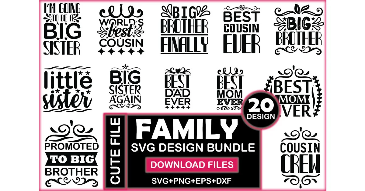 Family SVG Bundle