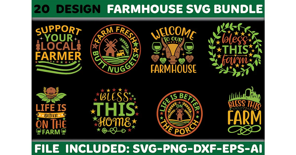 Farmhouse SVG Bundle