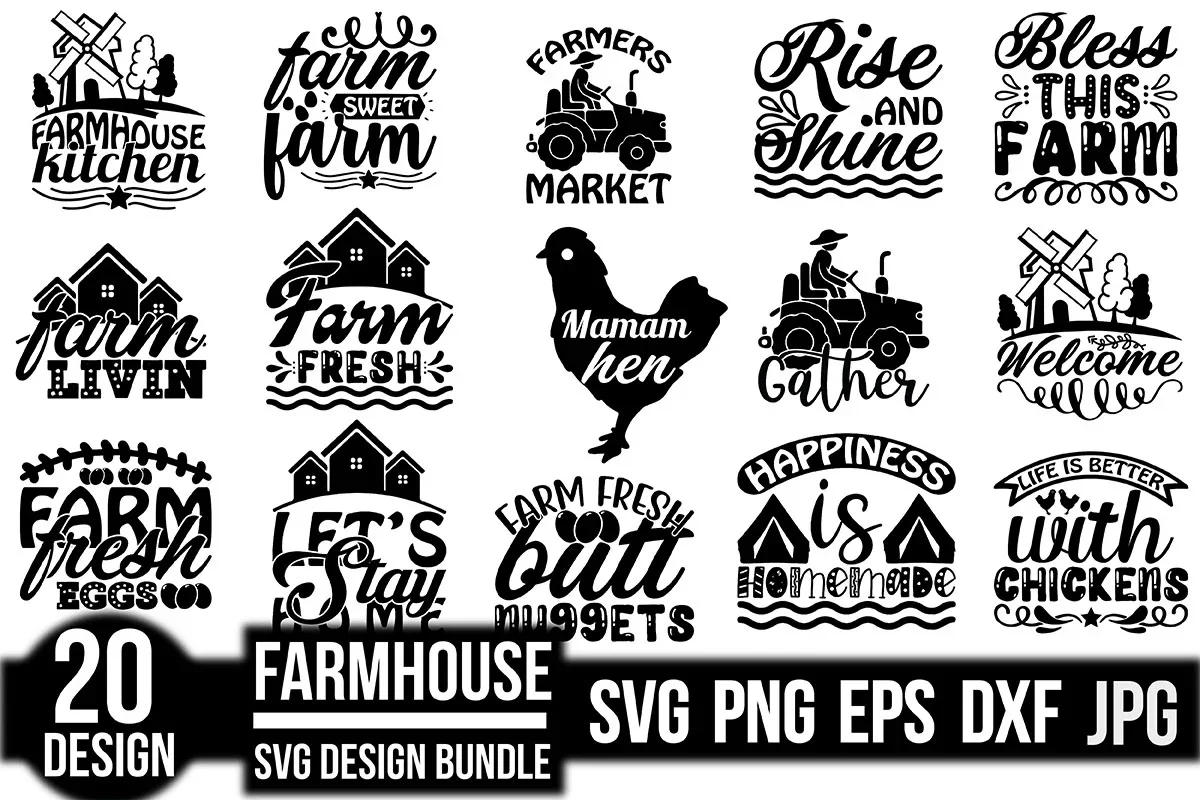Farmhouse SVG Bundle - Image 3