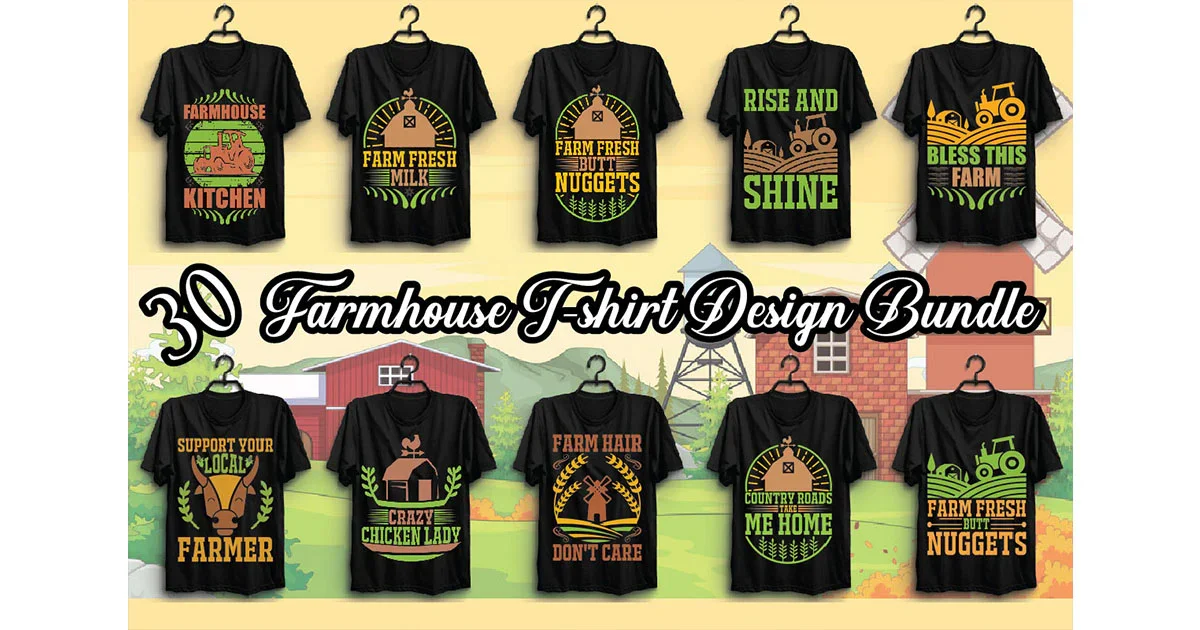 Farmhouse T Shirt Bundle - Image 3