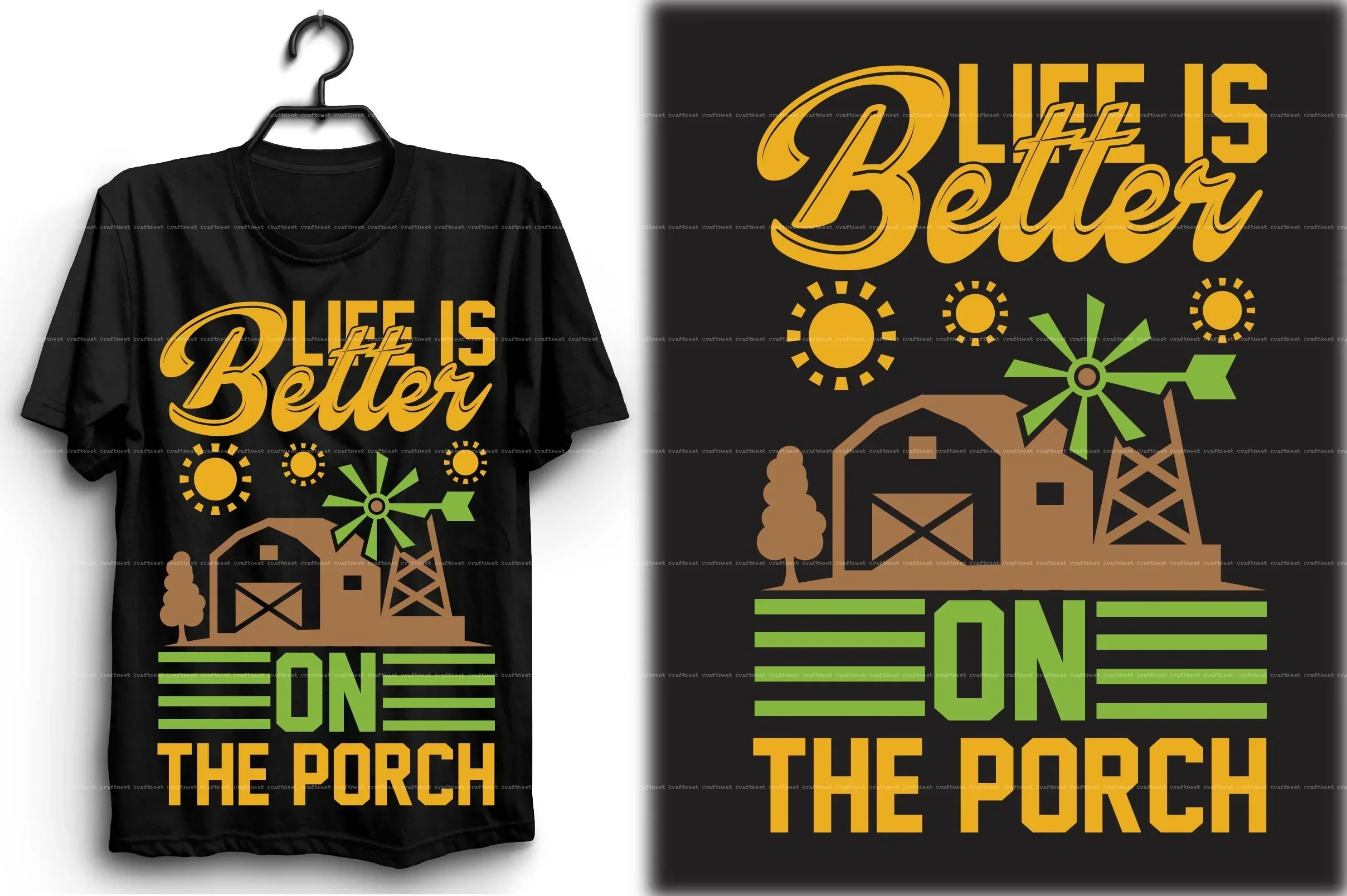 Farmhouse T-Shirt Design SVG Bundle - Image 3