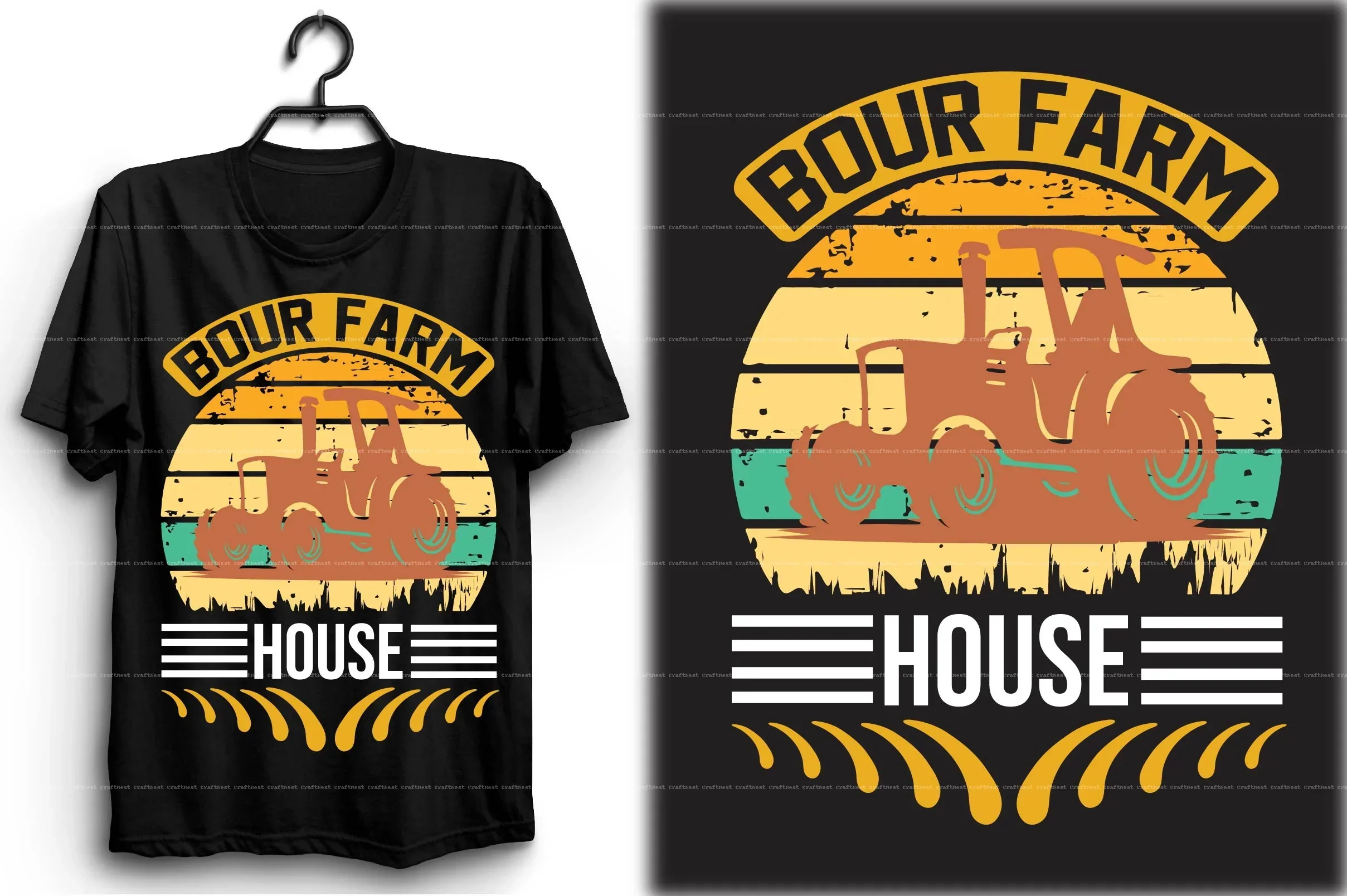 Farmhouse T-Shirt Design SVG Bundle - Image 5