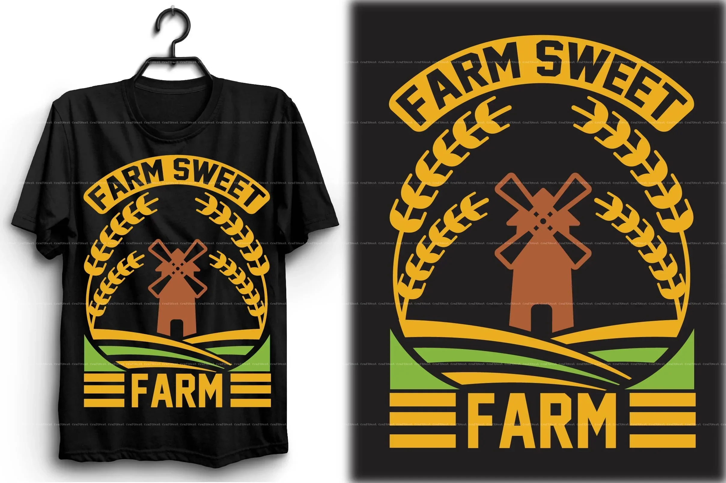 Farmhouse T-Shirt Design SVG Bundle - Image 8