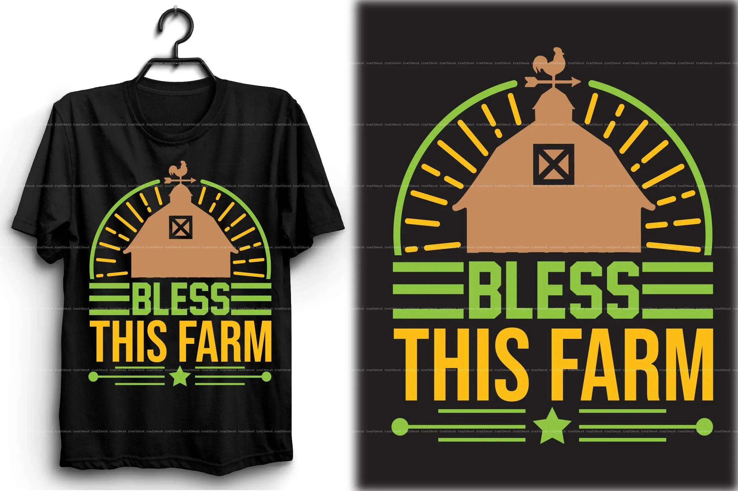 Farmhouse T-Shirt Design SVG Bundle - Image 9