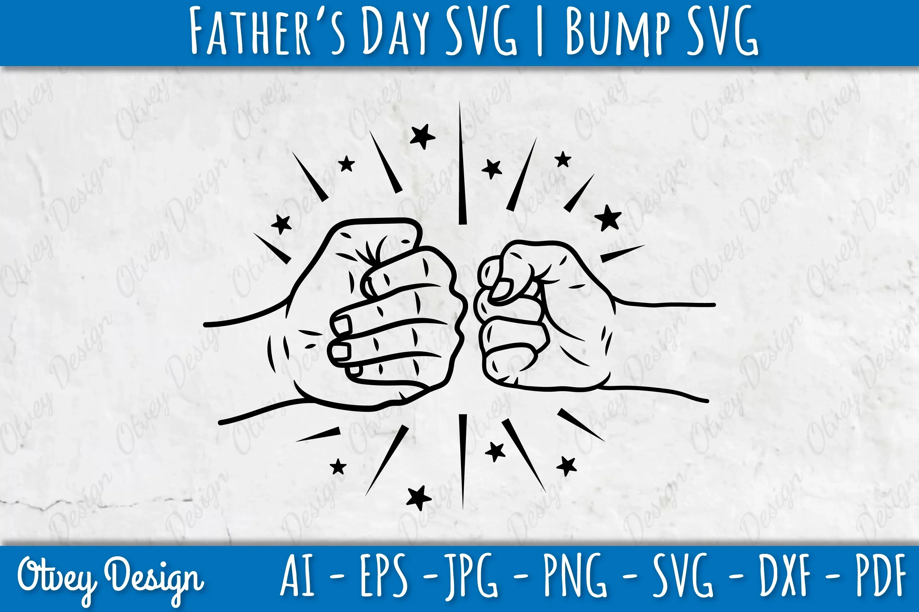 Father's Day Fist Bump SVG Bundle