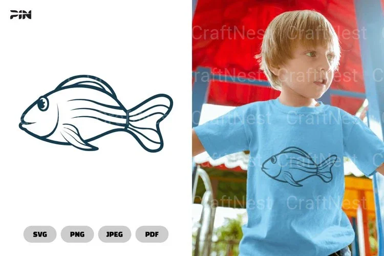 Fish Sea Animals Illustration Clipart Bundle