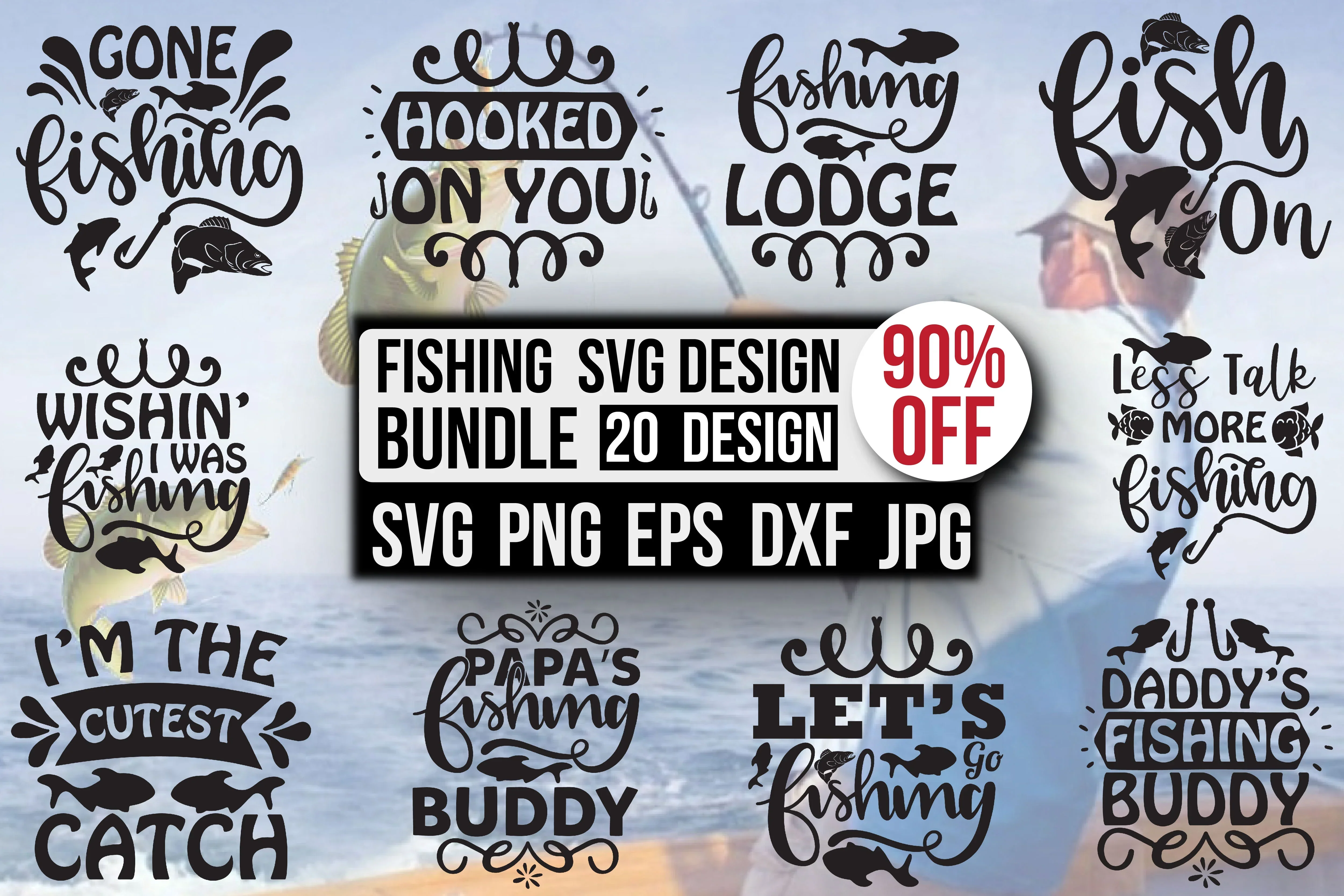 Fishing SVG Bundle - Image 2