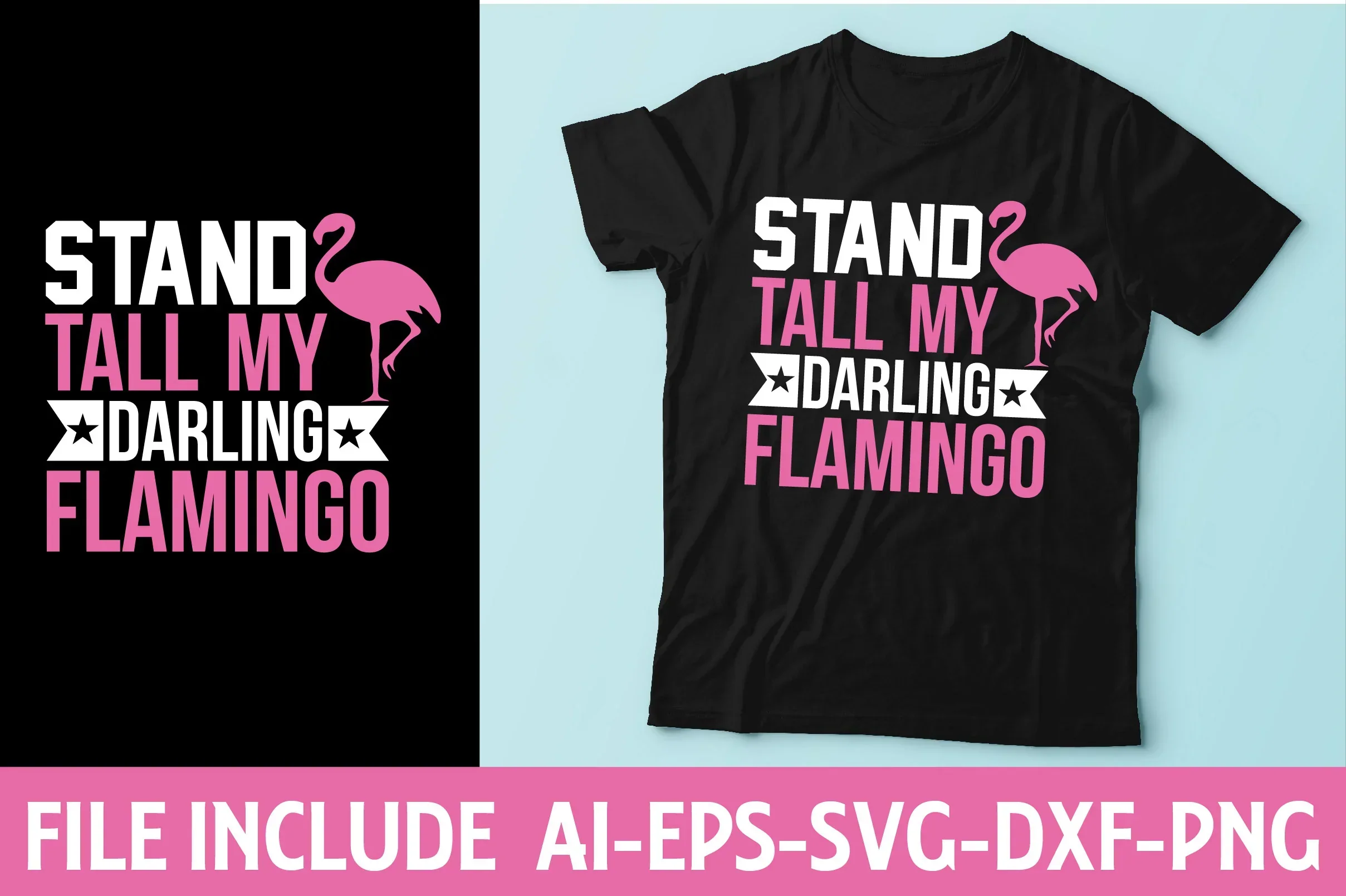 Flamingo T-Shirt Bundle - Image 3
