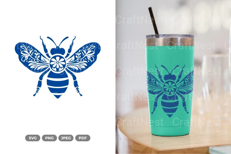 Floral Bee Spring SVG Bundle