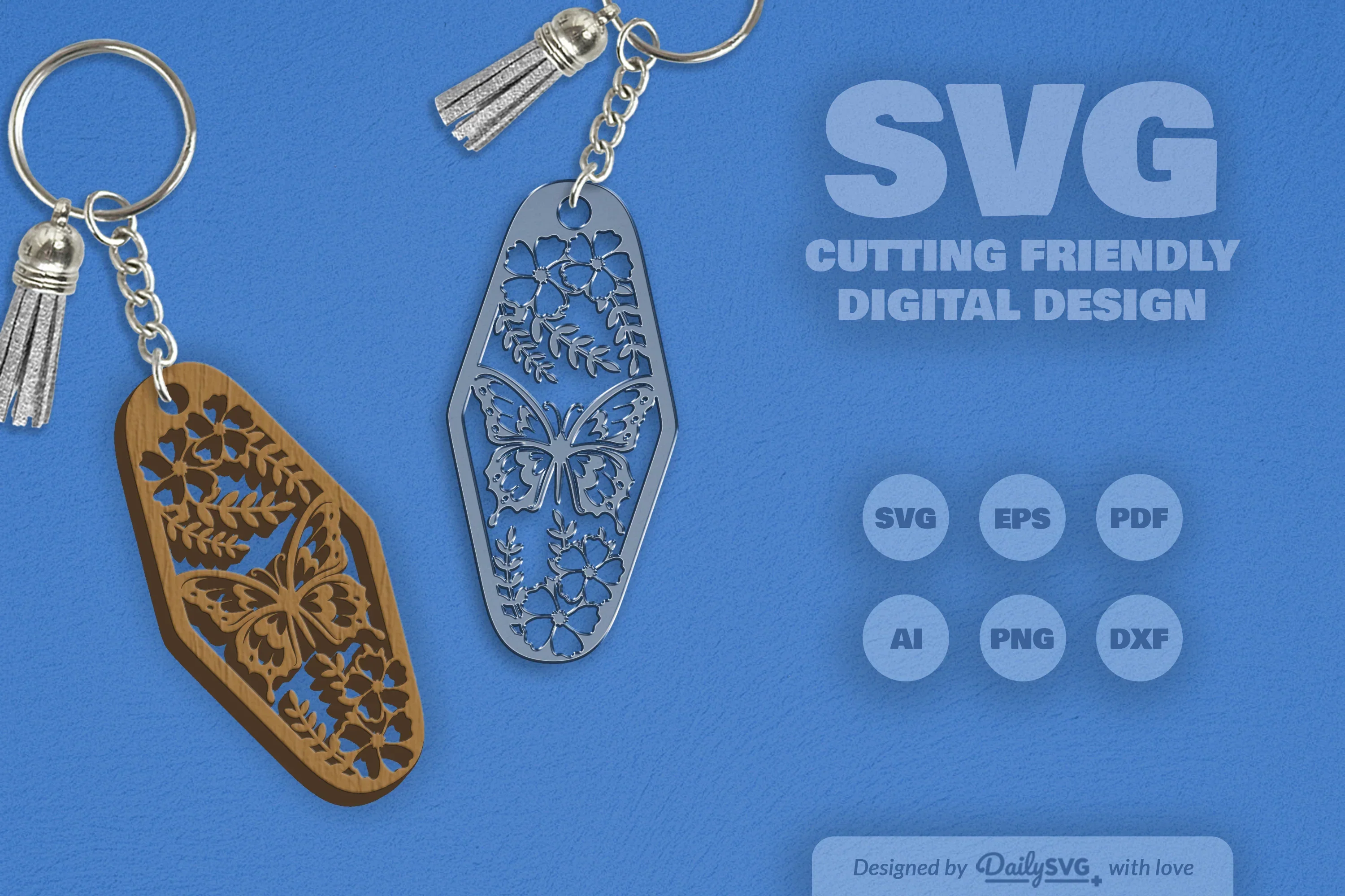 Floral Butterfly Motel Clipart Daily SVG Bundles - Image 2