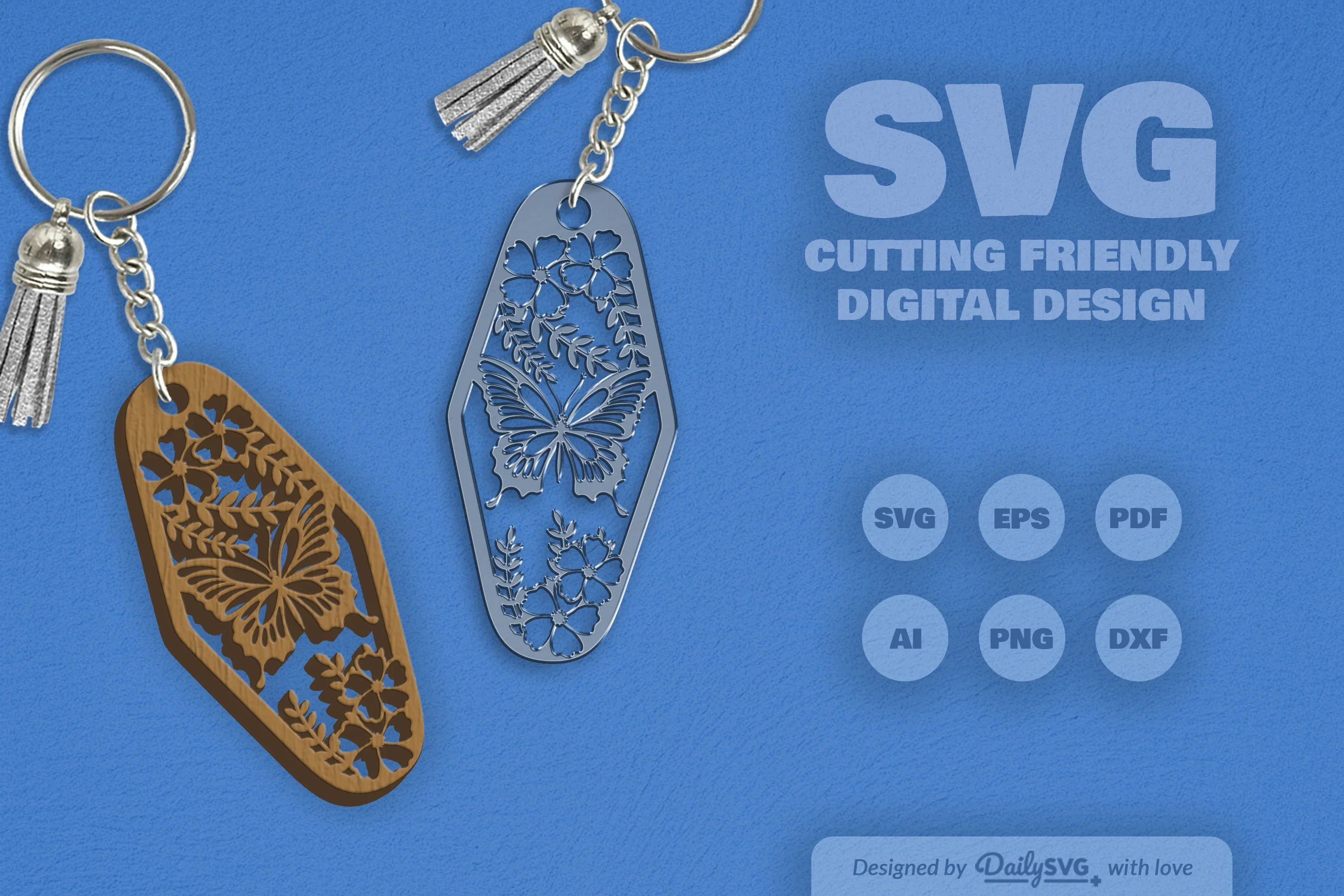 Floral Butterfly Motel SVG Bundle - Image 2