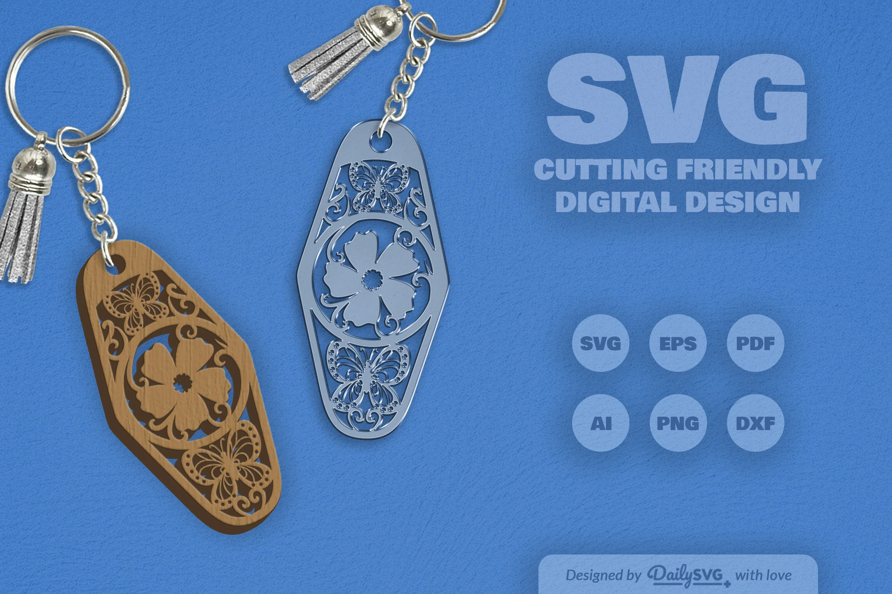 Floral Butterfly Motel SVG Bundle - Image 2