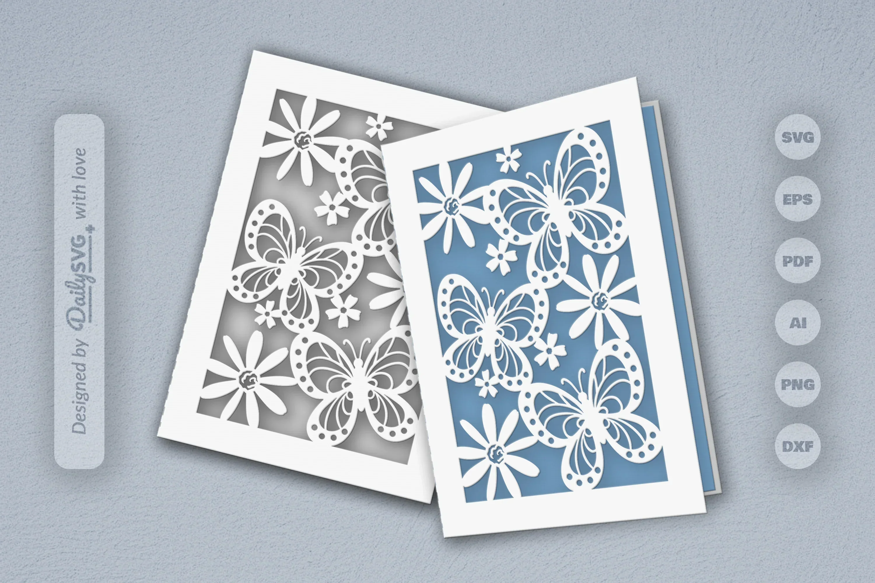 Floral Butterfly SVG Bundle