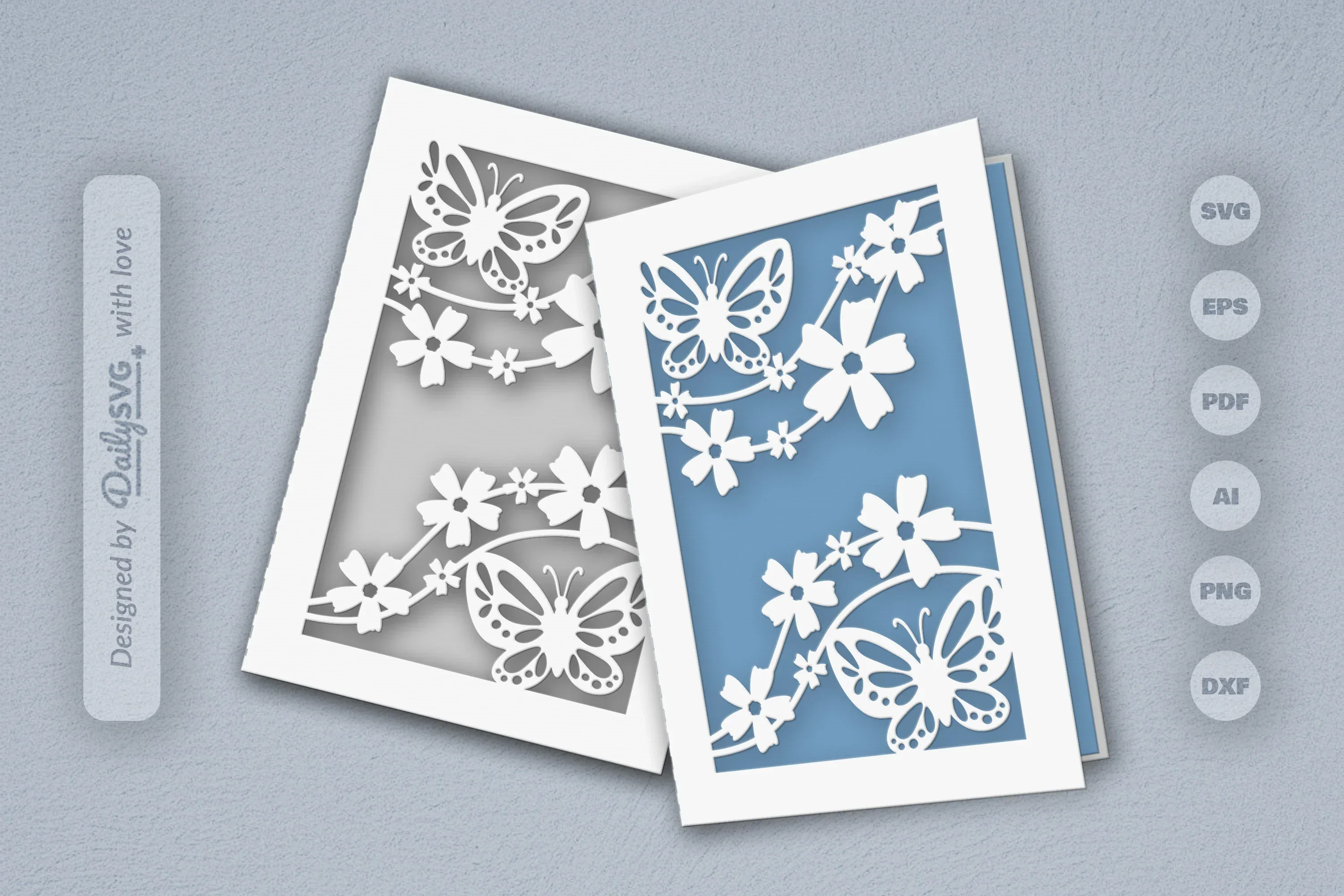 Floral Butterfly SVG Bundle Collection