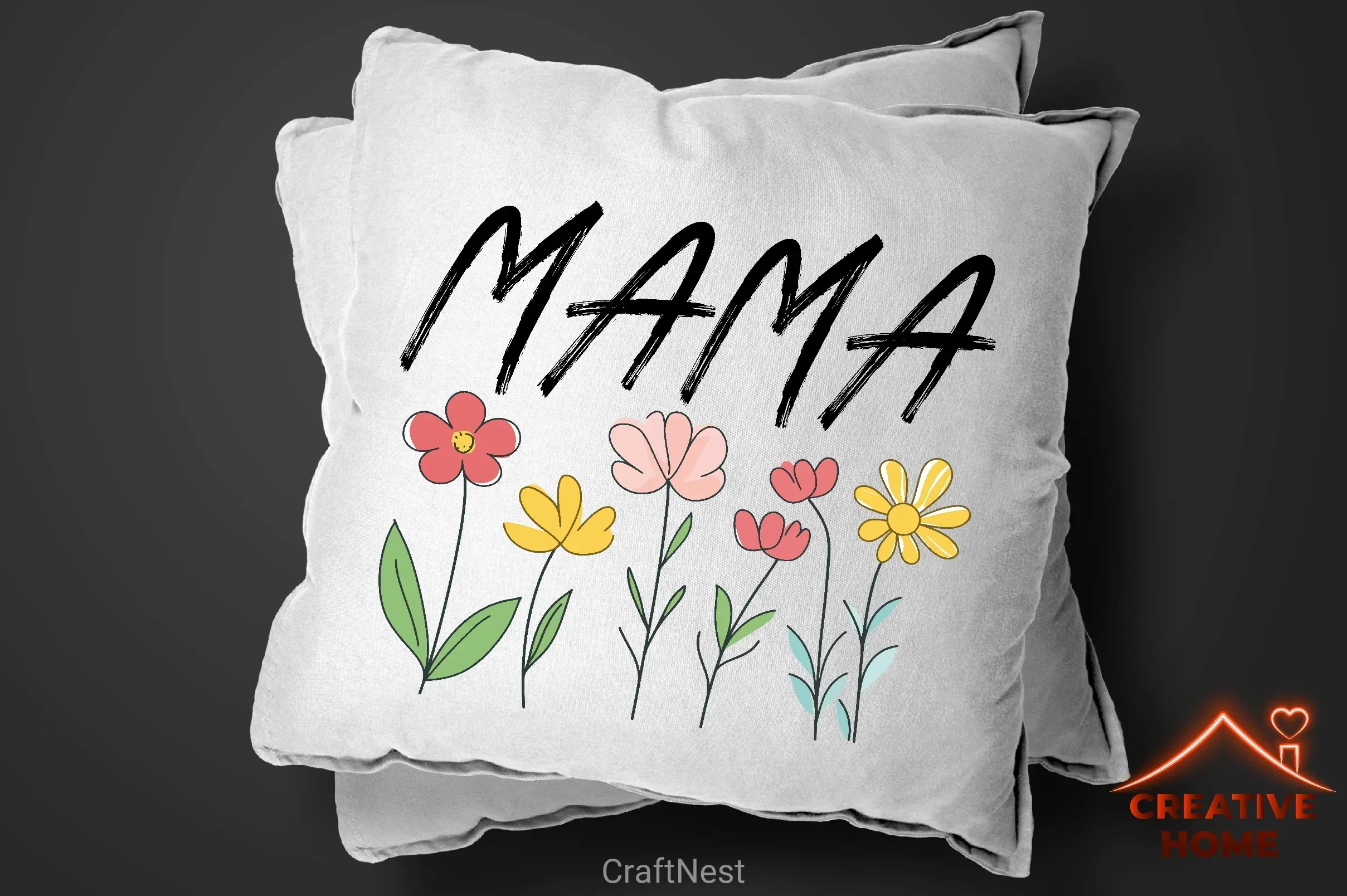 Floral Mama Retro Flowers SVG Bundle - Image 6
