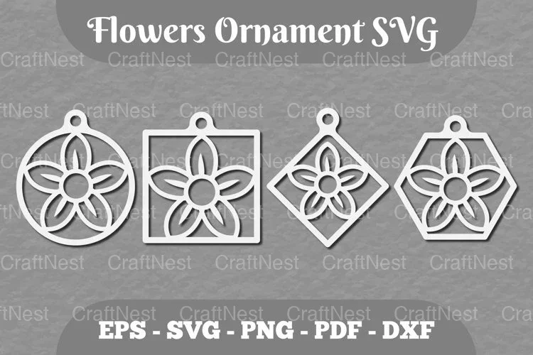 Floral Ornament SVG Bundle