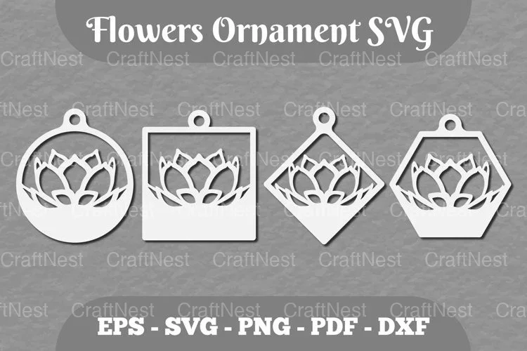 Floral Ornament SVG Bundle