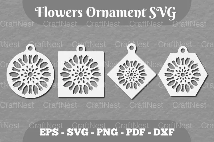 Floral Ornament SVG Bundle