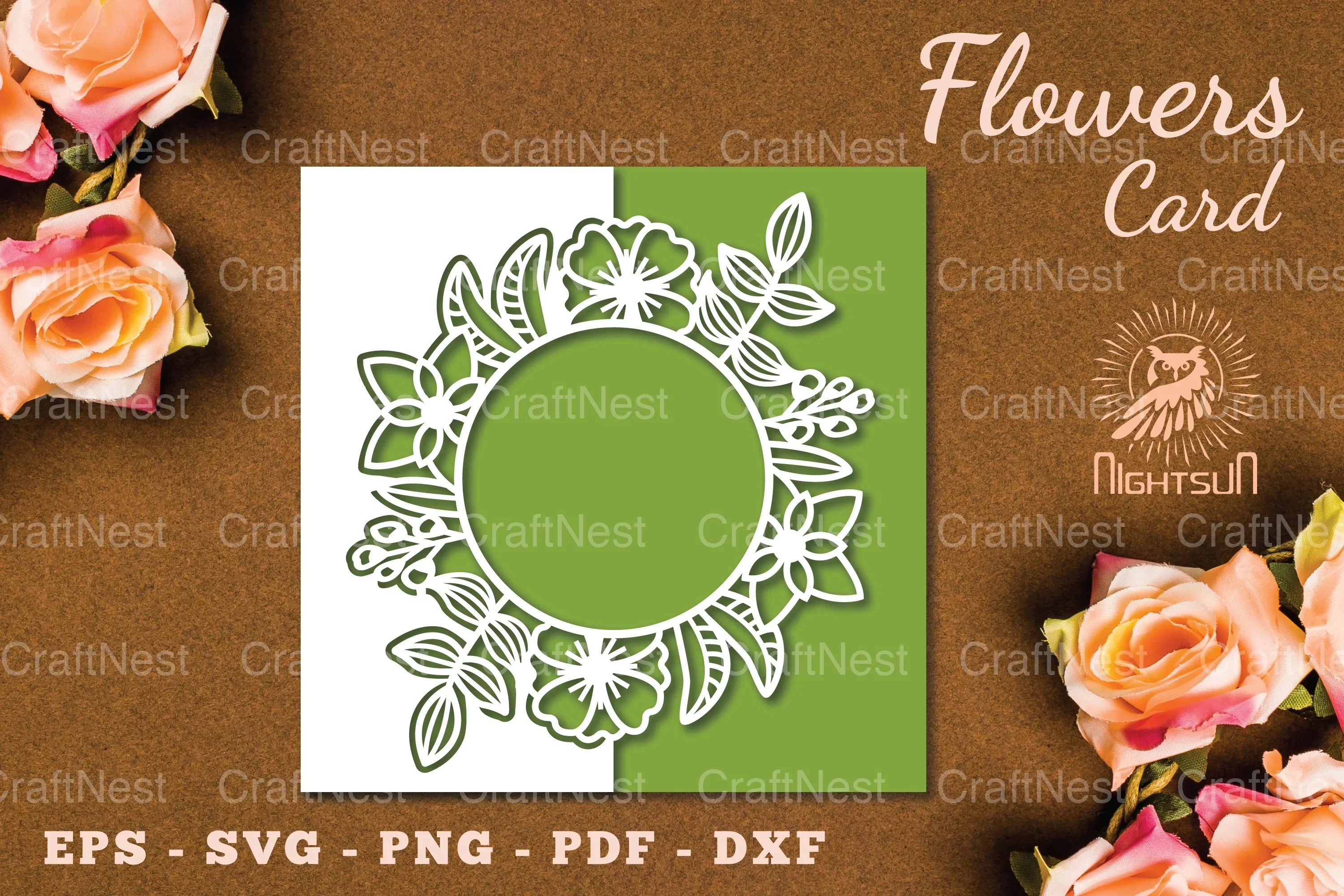 Floral Papercut Card SVG Bundle