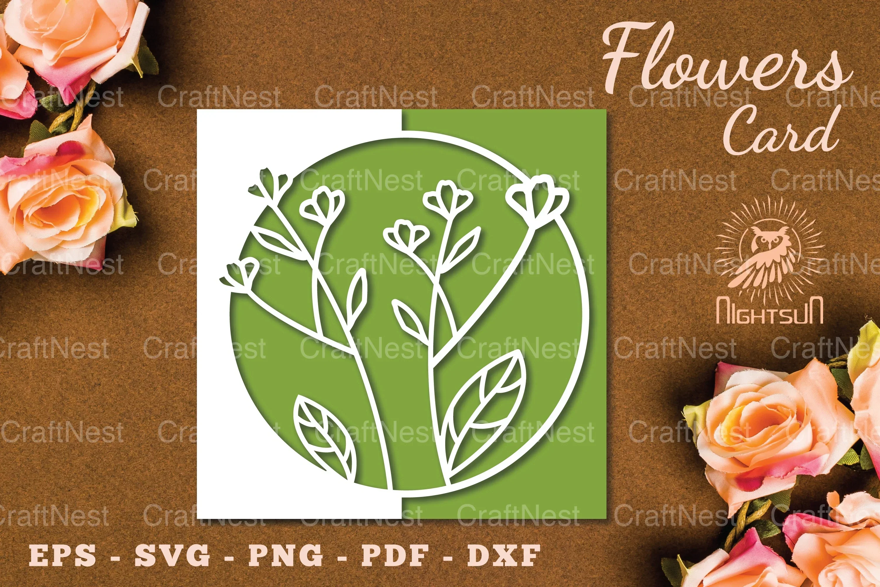 Floral Papercut Card SVG Bundle