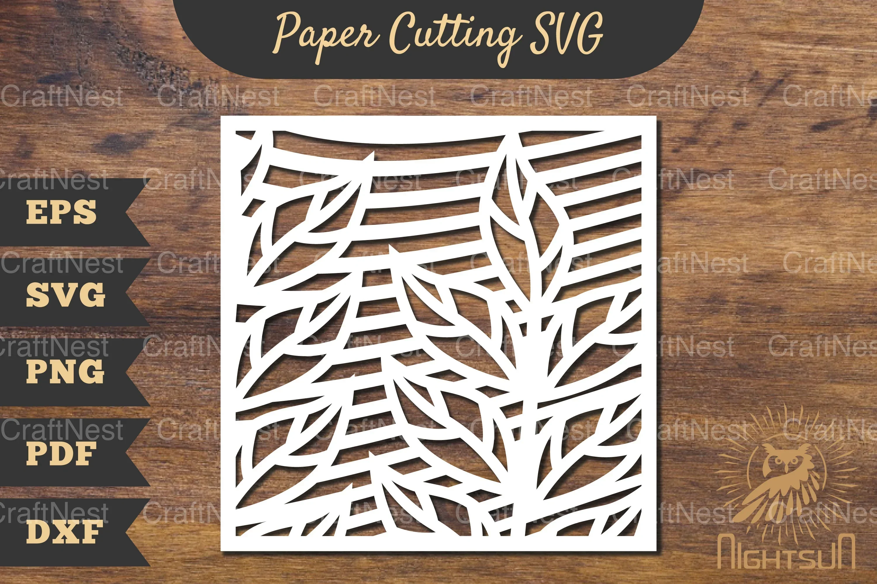Floral Rectangle Frame Papercut SVG Bundle