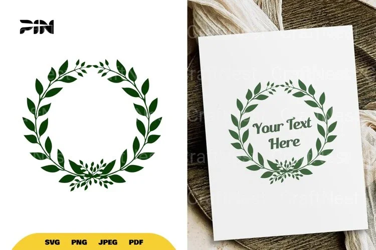 Floral Wreath SVG Bundle