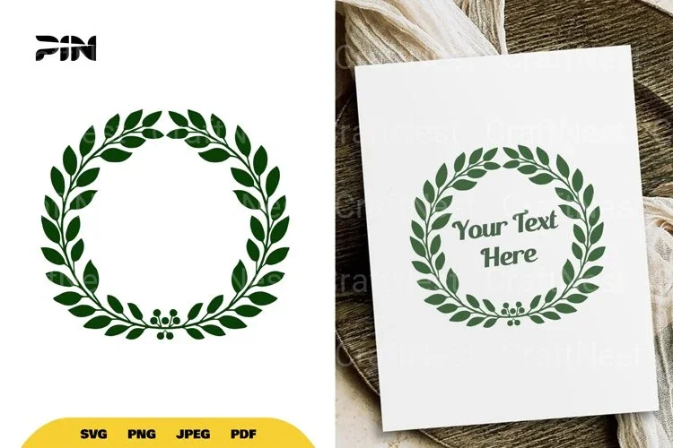 Floral Wreath SVG Bundle