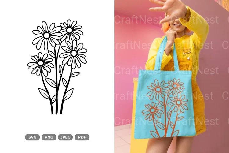 Flower Bouquet SVG Bundle