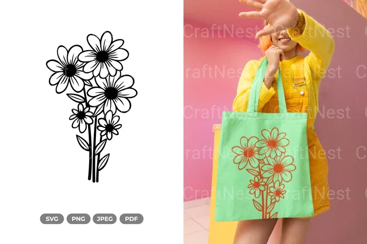 Flower Bouquet SVG Bundle