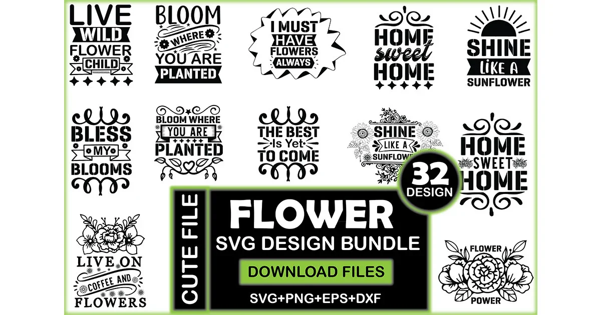 Flower SVG Bundle