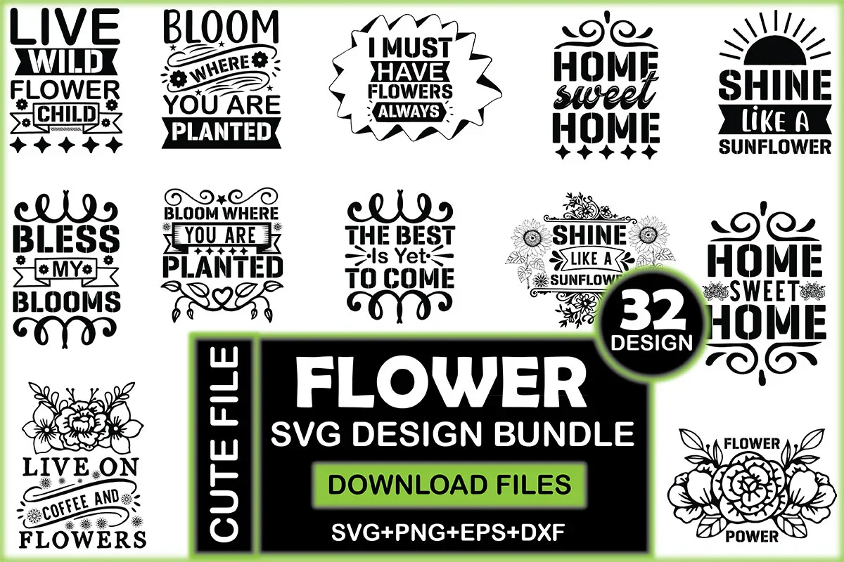 Flower SVG Bundle - Image 2