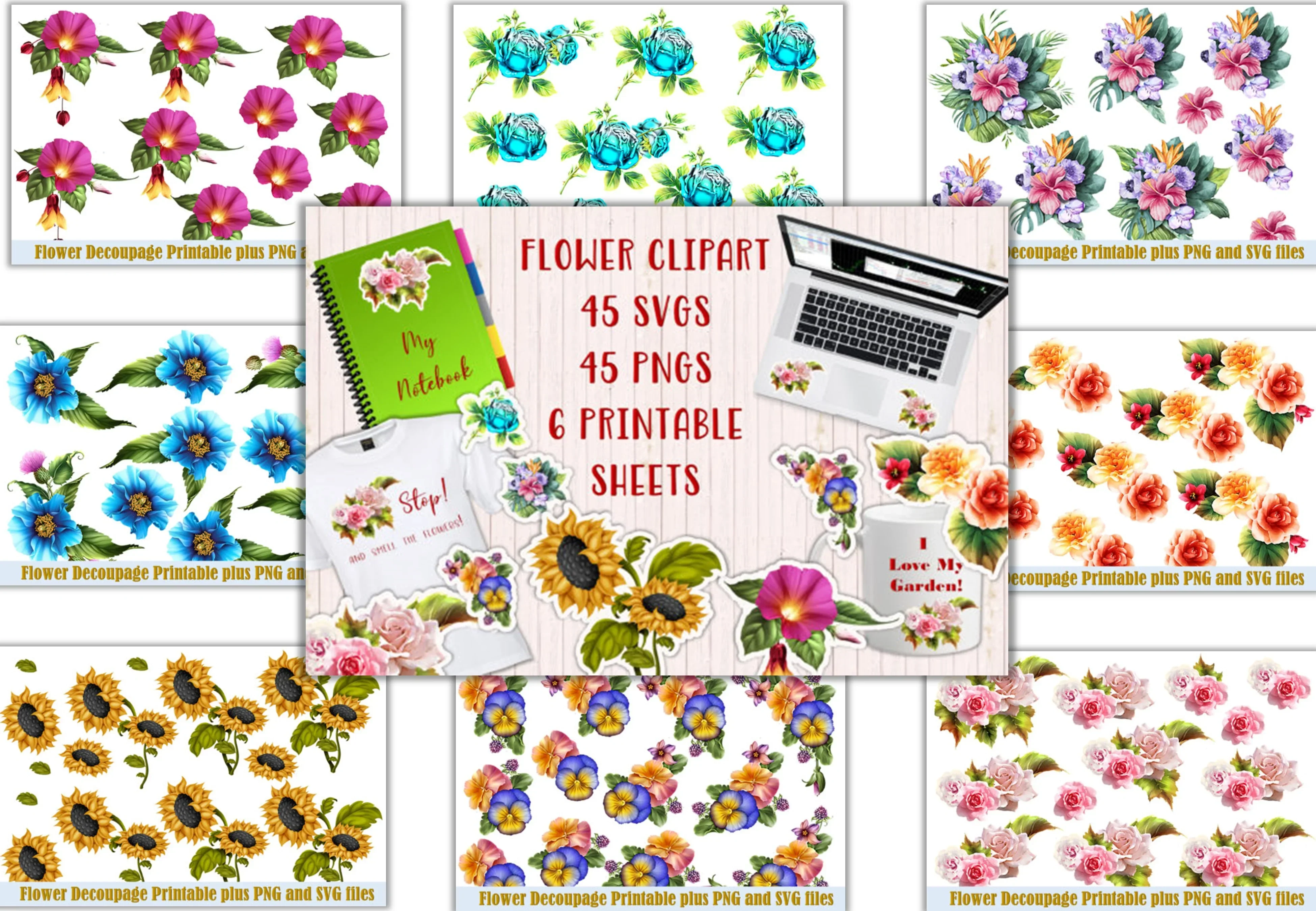 Flower SVG Bundle