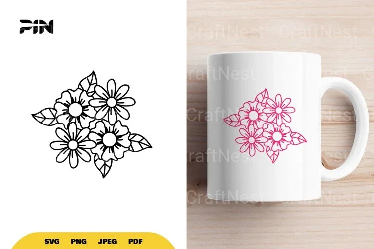 Flowers Cut File SVG Bundle