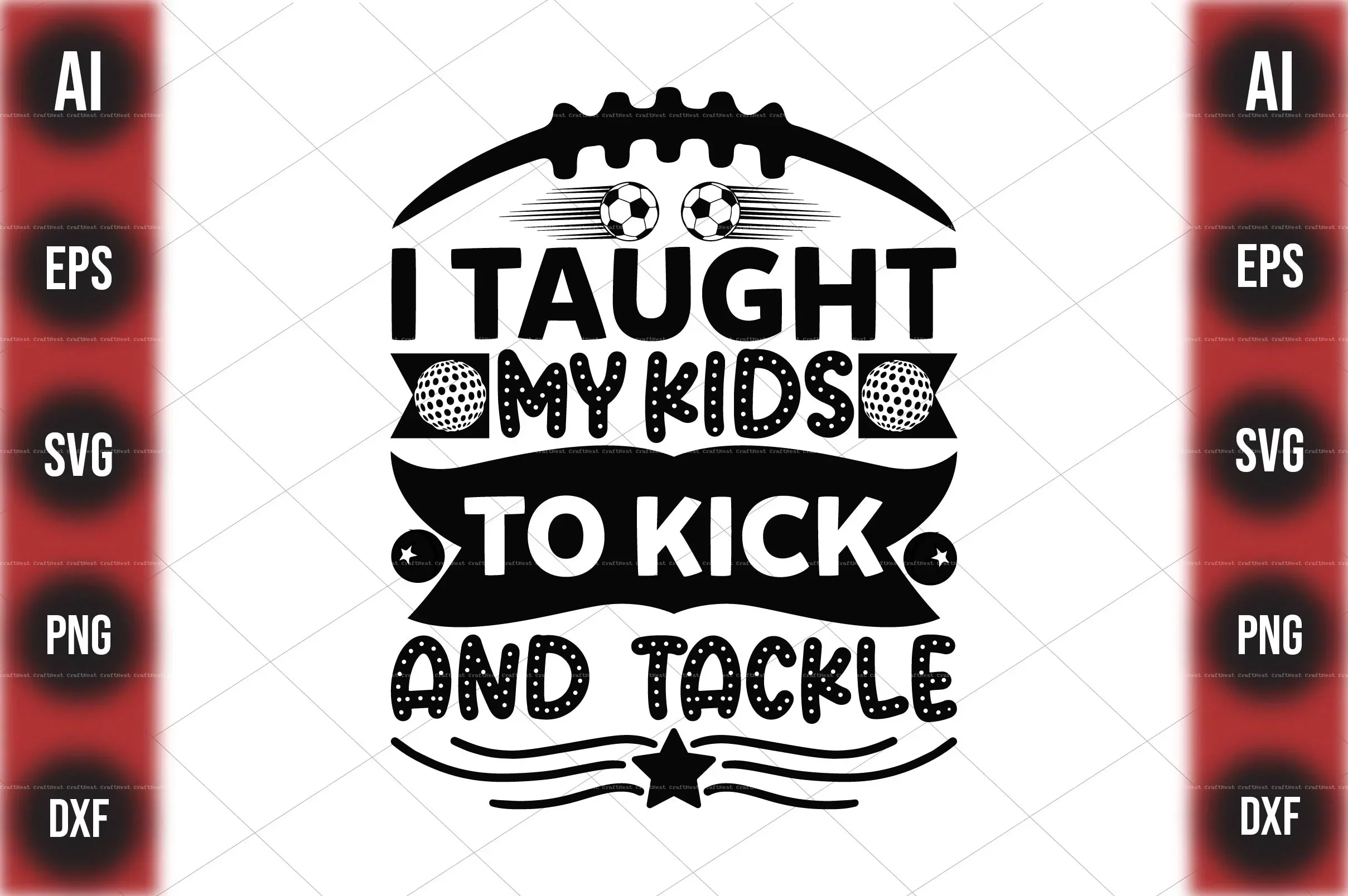 Football Design SVG Bundle - Image 4