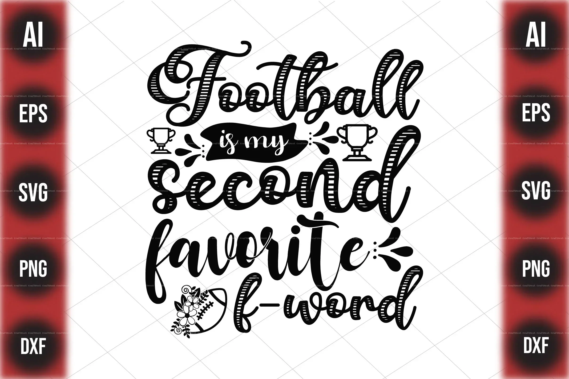 Football Design SVG Bundle - Image 6