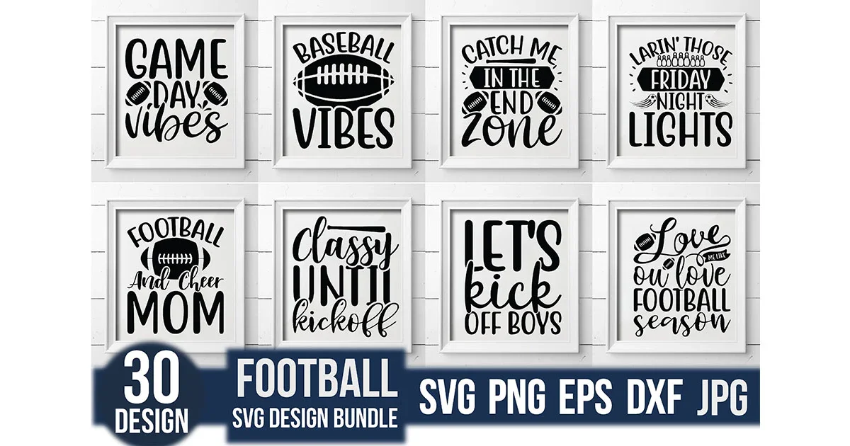 Football SVG Bundle - Image 3